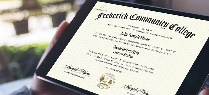 How to Access Your Digital Diploma or Certificate You will receive an email with a link to download your credential when it is available from our trusted partner, CeCredentialTrust. To request a new download link, please use the CeCredential Trust site to resend invitation link. The Benefits of Going Digital IT'S A SECURE, VERIFIABLE AND OFFICIAL PDF YOU CAN SHARE! Employers love the CeDiploma! It is simple to read, easy to understand, and is directly validated by your institution in seconds. Enjoy unlimited sharing with family, friends, and employers. You can even share it on social media! Show instant proof of your education using Validation Services. Save the PDF on as many devices as you want. Enhance your resume by adding the CeDiD* and validation URL directly to it! *CeDiD = a unique 12-digit Certified Electronic Document Identifier Note:A credential may not be available for all conferral dates. For security reasons, the electronic credential cannot be printed. For additional information about digital credentials, their features, trademarks and patents, please visit cecredentialtrust.com.